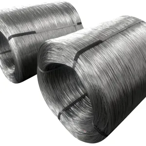 Coated Galvanizad Binding Wire/ Hot Dipped Galvanized Iron Pvc Packaging Cutting Galvanized Steel Wire Cable 6mm 7 Mm Q1 95 Aisi