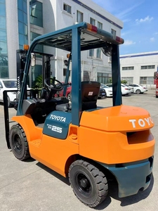 Б/у, 3 м, 3 т, дизельный вилочный погрузчик с Японией для Toyota, второй ручной дизельный двигатель, источник питания, доступный для продажи - Product Image 5
