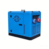 Générateur diesel silencieux de type boîte 5-7KW 220V 60Hz avec démarrage automatique, DC portable, ATS AVR pour yacht, croisière, maison, alimentation de secours