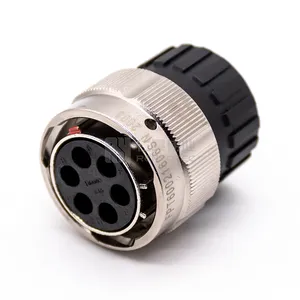 6Pin Bayonet Metal Signal High Power Connector Waterproof IP67