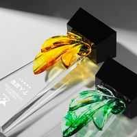 Trophées en cristal vierges de haute qualité en gros, récompenses et plaques en cristal personnalisées avec impression UV, cadeaux souvenirs
