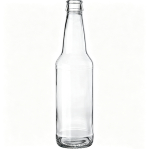 <span class=keywords><strong>12</strong></span> Onzas Botella de <span class=keywords><strong>Cerveza</strong></span> de Vidrio Transparente de Cuello Largo (350 ml), Botella para Bebidas con Tapa de Rosca - Product Image 1