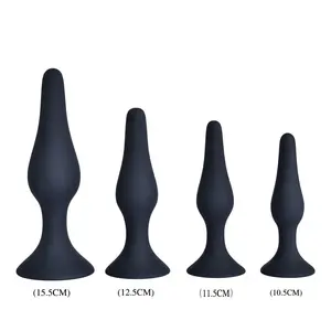 100% medical soft silicone anal sex toys for couple