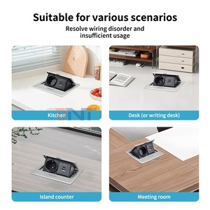 Adaptadores <span class=keywords><strong>de</strong></span> extensión <span class=keywords><strong>de</strong></span> enchufe emergente <span class=keywords><strong>de</strong></span> escritorio inteligente estándar <span class=keywords><strong>de</strong></span> la UE Salidas USB A + C para mesas <span class=keywords><strong>de</strong></span> conferencia Nivel IP44 - Product Image 6