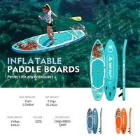 Planche de surf gonflable multifonctionnelle en PVC Drop Stitch, écologique, portable, facile à gonfler, haute capacité de charge