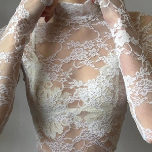 69 เสื้อแขนยาวลูกไม้ลายใหม่ทันสมัยและเซ็กซี่ - Product Image 4