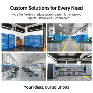 Organisateur d'outils polyvalents personnalisable en acier et fer ODM OEM pris en charge Garage Stockage Atelier Utilisation <span class=keywords><strong>Armoire</strong></span> à outils - Product Image 4