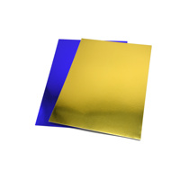Papier cartonné métallique miroir Sentao 250 g/m² format A4