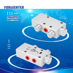 Vanne directionnelle pneumatique Formenter, taille de port 1/4 po, pour cylindre de verrouillage de transmission manuelle, média gazeux - Product Image 1