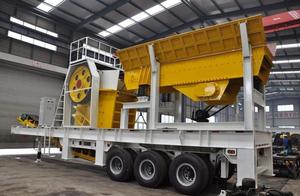 Impianto Mobile di Frantumazione a Mascelle 300t/h Grande Macchina Mobile su Ruote per Frantumazione di Pietre per Minerali e <span class=keywords><strong>Materiali</strong></span> da Costruzione - Product Image 2