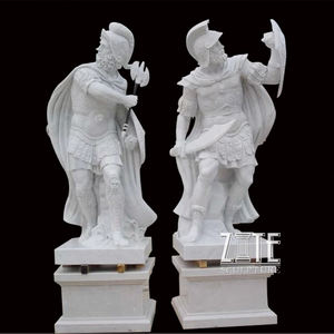 Mão esculpido tamanho vida pedra soldado estátua escultura - Product Image 5