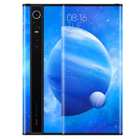 Orijinal yeni Xiao Mi MIX alfa 12GB 512GB 7.92 "1080P OLED 100MP süper amiral gemisi üçlü kameralar MIUI alfa