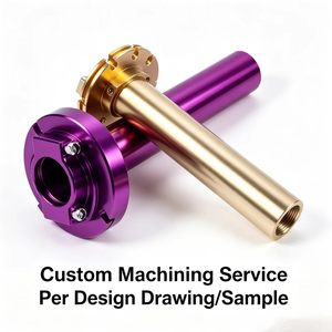 Mecanizado CNC, Empuñadura de Acelerador de Aleación de Aluminio Anodizado Personalizado 6061 6063 7075, Piezas de Motocicleta, Accesorios de Modificación - Product Image 1