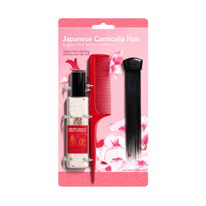 Peigne à cheveux en camélia japonais, style queue élégante, pour le coiffage, formule K-Beauty, produit de soin capillaire - Product Image 2