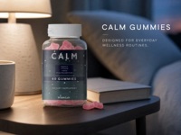 Gummies Calm au Magnésium, Vitamine B6, Calcium et Poudre de Camomille Romaine – Complément Alimentaire – 60 Unités – OEM ODM