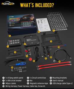 Беспроводная Панель переключателей RGB 8 Gang, универсальная система управления цепью, блок переключения мгновенного Стробоскопа - Product Image 6