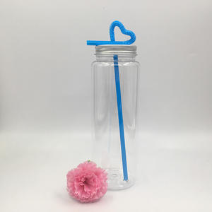 Custom Logo Print 380ml 500ml 650ml Square Boba Milk Tea Juice <b>Bottle</b> with Aluminum Cap - Product Image 6