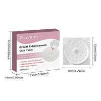 Patch d'amélioration du lifting des seins à base de plantes OCEAURA Masque en feuille d'agrandissement des seins de beauté sûr et efficace