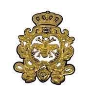 Offre Spéciale : Écussons Brodés à la Main en Tissu Doré à Paillettes, Patchs à Coudre DIY pour Vêtements, Blazers, Badges, Chapeaux et Articles de Mode