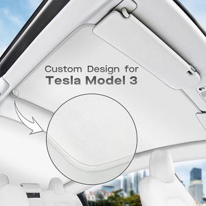 Accessoires de voiture Xiangta pour Tesla Model 3 Highland, rideau de voiture, pare-soleil de toit ouvrant, pare-soleil rétractable - Product Image 3