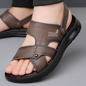 Sandales Urbn pour hommes, style toutes saisons, à bout ouvert, semelle extérieure en caoutchouc, semelle intermédiaire en EVA, à enfiler - Product Image 2