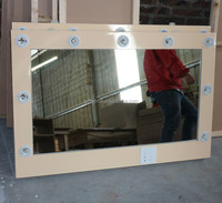 Miroir de maquillage éclairé par LED moderne et écologique pour salons de beauté, postes de coiffure, magasins de cosmétiques, hôtels, salons