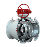 Vanne à boisseau sphérique entièrement soudée DN50-DN1500 Classe 150-2500, montée sur trunnion, pour service souterrain, pipeline de gaz naturel, API 6D ASME B16.34