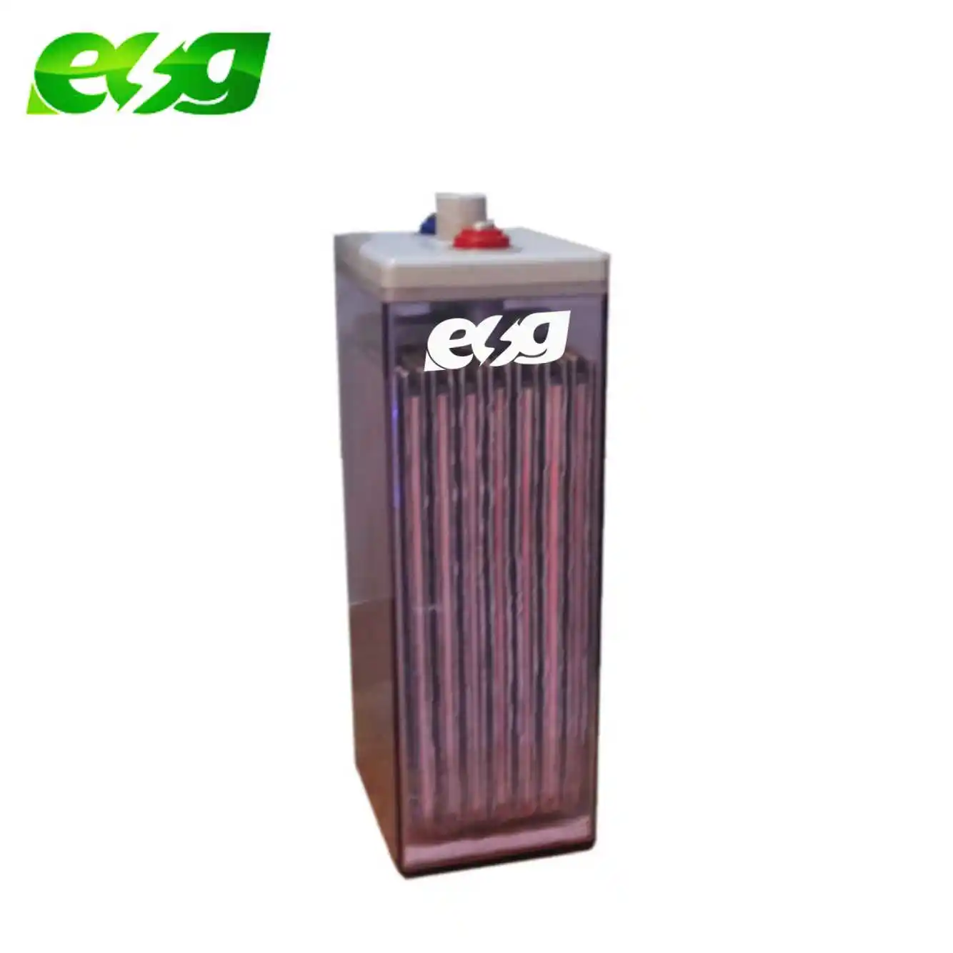 ESG 2v 500AH 600ah 봉인 납 산성 액체 저장 상자 충전기 OPZS 배터리