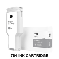 Cartouche compatible UltraColor 764 pour imprimante HP Designjet T3500, avec puce et encre pigmentée, 300 ml