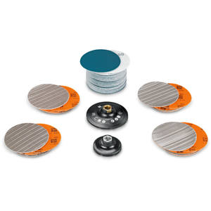 Pads de ponçage Fein, grain 400, moyennement grossiers, pour meuleuse d'angle, disques de polissage - Product Image 1