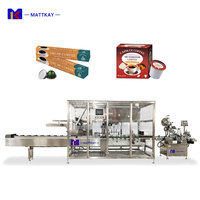 Machine d'emballage automatique de capsules de café en boîte, machine de conditionnement de capsules de café en carton