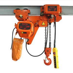 Kualitas Terbaik kerekan rantai listrik dengan troli bermotor penjualan Populer 1 Ton 2 Ton 5 Ton kecepatan Derek nomor Model HHBB - Product Image 6