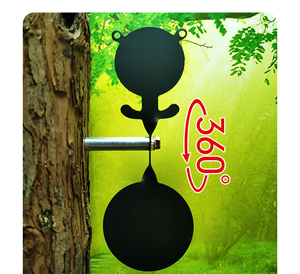 Objetivo giratorio <span class=keywords><strong>de</strong></span> acero al carbono <span class=keywords><strong>de</strong></span> alta dureza con forma <span class=keywords><strong>de</strong></span> oso, altamente visible y <span class=keywords><strong>de</strong></span> retorno automático para tiro. - Product Image 4