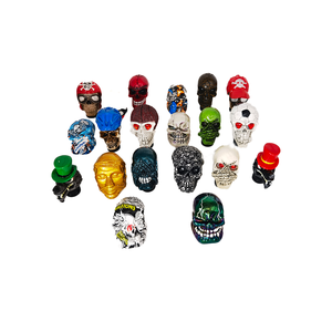 कारखाने थोक बिक्री कार खोपड़ी गियर नौब क्रोम गियर शिफ्ट नॉब गियर हैंडल jdm शिफ्ट नॉब गियर हैंडल - Product Image 1