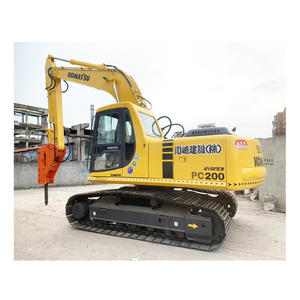 รถขุดโคมัตสึ PC200 มือสอง พร้อมหัวเจาะ ลดราคาพิเศษ - Product Image 1