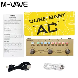 Processeur de guitare acoustique Cube <span class=keywords><strong>M</strong></span>-VAVE Baby AC Pro 9 AMP/IR Sims Dly/Chs/Rvb <span class=keywords><strong>FX</strong></span> Interface audio USB Type-C Recharge - Product Image 6