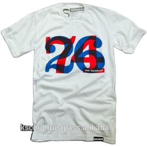 เสื้อยืดผ้าคอตตอนถักลายพิมพ์โลโก้ตามสั่งเสื้อยืดผ้าโพลีเอสเตอร์/ ผ้าฝ้ายปรับแต่ง100% ได้ตามต้องการ - Product Image 4