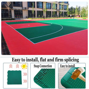 Carreaux de sol sportifs à emboîtement pour l'extérieur Tapis de sport suspendu en PP Paquet de rouleaux de basket-ball, de tennis et de hockey sur <span class=keywords><strong>gazon</strong></span> - Product Image 2