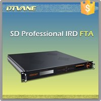 Brodcasting-receptor y decodificador profesional, receptor y decodificador satélite en FTA, MPEG 2 SD, IRD DVB S DVB S2 DVB C