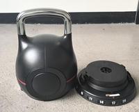 Kettlebell Offre Spéciale de 20kg, équipement d'exercice de gymnastique réglable de haute qualité, Kettlebell d'haltérophilie