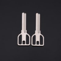 Clé vierge de porte de sécurité Xianpai pour machine à tailler les clés, coque de clé de porte et de placard, fournitures de serrurier