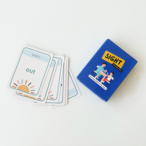China fabriek gepersonaliseerd ontwerp printen kinderen educatief leer flashcards aangepaste kaartspel creatie dozen verpakking - Product Image 4