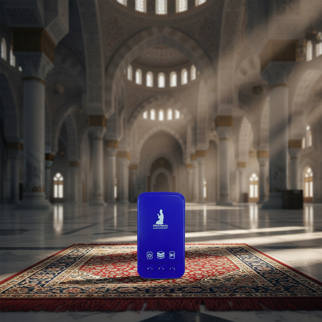 Factory Wholesale ZK101 Compact Lightweight Islamic Muslim Digital Quran Speaker Touch Control Holy Recitation Prayer Device