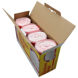 Sacs poubelles en plastique jetables personnalisables avec cordon de serrage, durables et résistants, réductions en gros disponibles. - Product Image 5