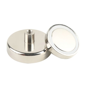 مغناطيس نيوديميوم بالجملة بأحجام M3 وM6 وM8، مع جلبة ملولبة، مطلي بالنيكل - Product Image 4