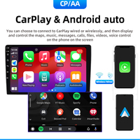Autoradio Android universel 9 10 pouces, écran QLED, Carplay, WIFI, 4G, navigation, stéréo FM RDS, système multimédia pour voiture