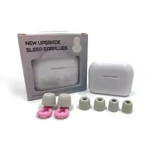 Private Label Ear Plugs Noise Cancelling Earplugs With 3 Sizes Foam Ear Tips