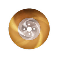 Lame de scie circulaire industrielle HSS-DM05 en acier au tungstène à grande vitesse, soudée au laser, pour la découpe de tuyaux, finition CrN, longue durée de vie