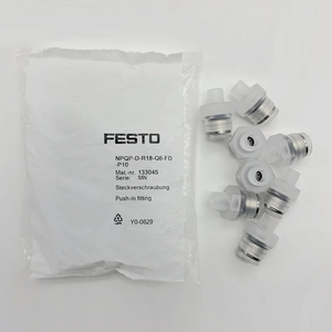 Conexiones Neumáticas FESTO NPQP de Acoplamiento Rápido NPQP-L-R14-Q8-FD-P10, Conexiones de Tubo Roscadas a Presión, Disponibles en Stock - Product Image 4