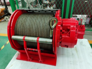 Treuil hydraulique adapté aux besoins du client de 3 tonnes 5 tonnes avec le treuil de levage de grue de câble métallique treuil hydraulique de <span class=keywords><strong>barge</strong></span> de chute libre - Product Image 2